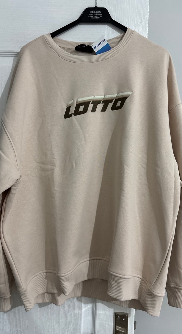 Lotto Bej Oversize Sweatshirt — görsel 2/6