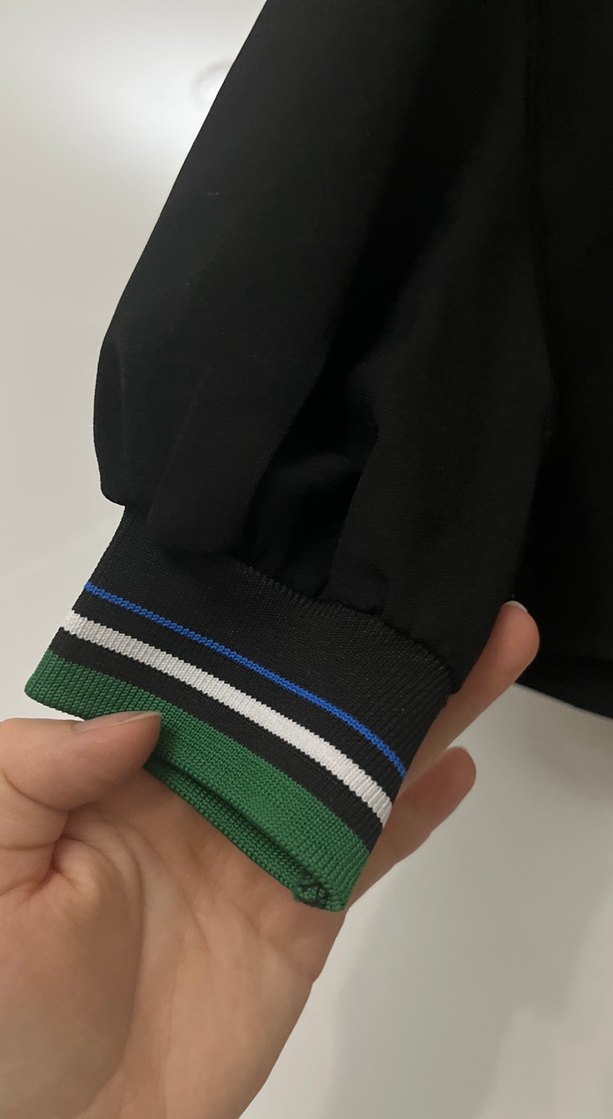 Kadın Siyah Uzun Kollu Salaş Sweatshirt - Görsel 3