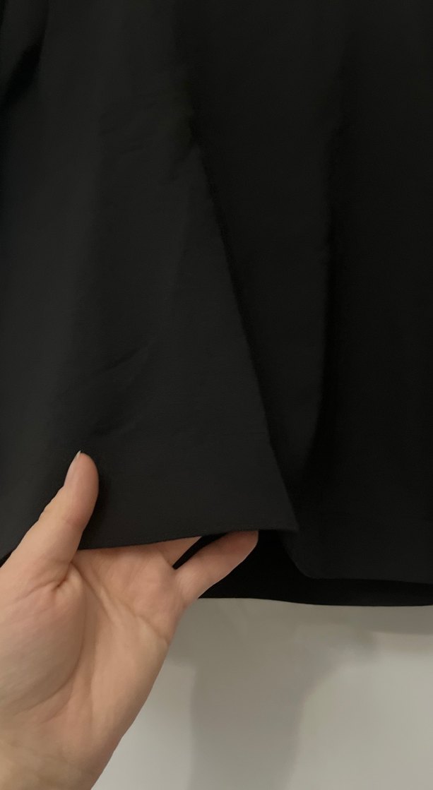 Kadın Siyah Uzun Kollu Salaş Sweatshirt - Görsel 2