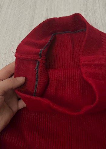 Bordo Kadın triko etek - Görsel 3