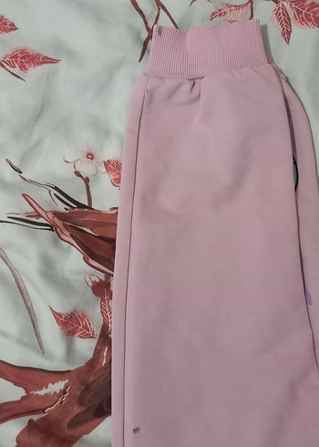 Kız Çocuk Pembe Baskılı Fermuarlı Eşofman - Görsel 3