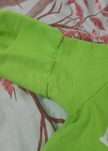 Yeşil Renkli Kız Çocuk Salaş Eşofman Takımı - Görsel 4