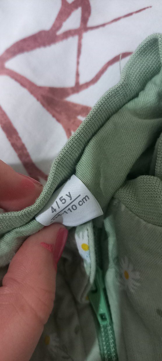 Yeşil Uzun Kollu Bebek Kız Tulum - Görsel 3