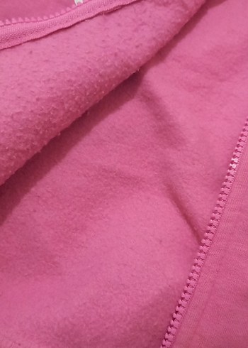 Kız Çocuk Pembe Minnie Mouse Fermuarlı Kapüşonlu Sweatshirt - Görsel 3