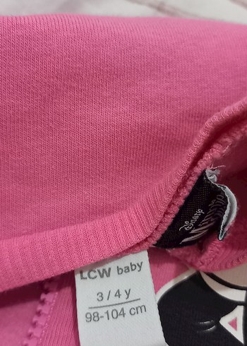 Kız Çocuk Pembe Minnie Mouse Fermuarlı Kapüşonlu Sweatshirt - Görsel 6