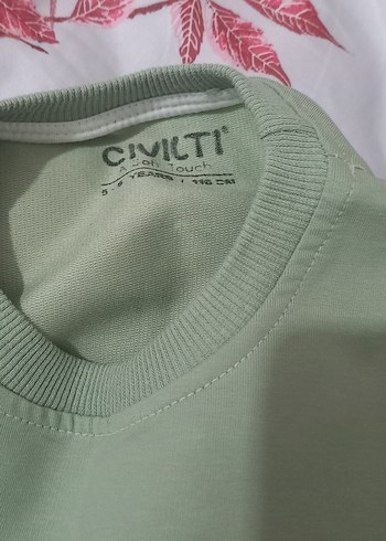 Bebek Kız Pastel Renkli Baskılı Triko Takım - Görsel 4