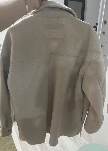Zara Zara Düğmeli Keten Ceket