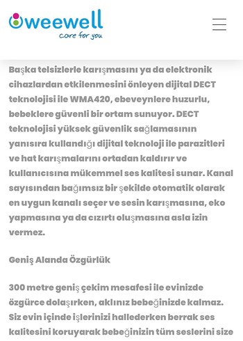 Weewell Bebek telsizi - Görsel 8