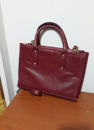 Bordo çanta