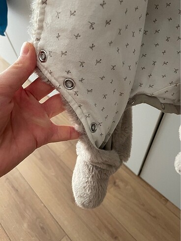 3 Ay Beden camel Renk Zara bebek astronot tulum