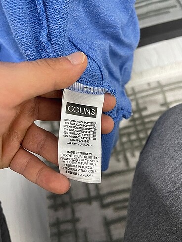 xs Beden mavi Renk Kapüşonlu Colins Hırka