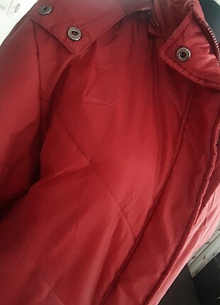 xl Beden bordo Renk Lcw kadın şişme pardesü