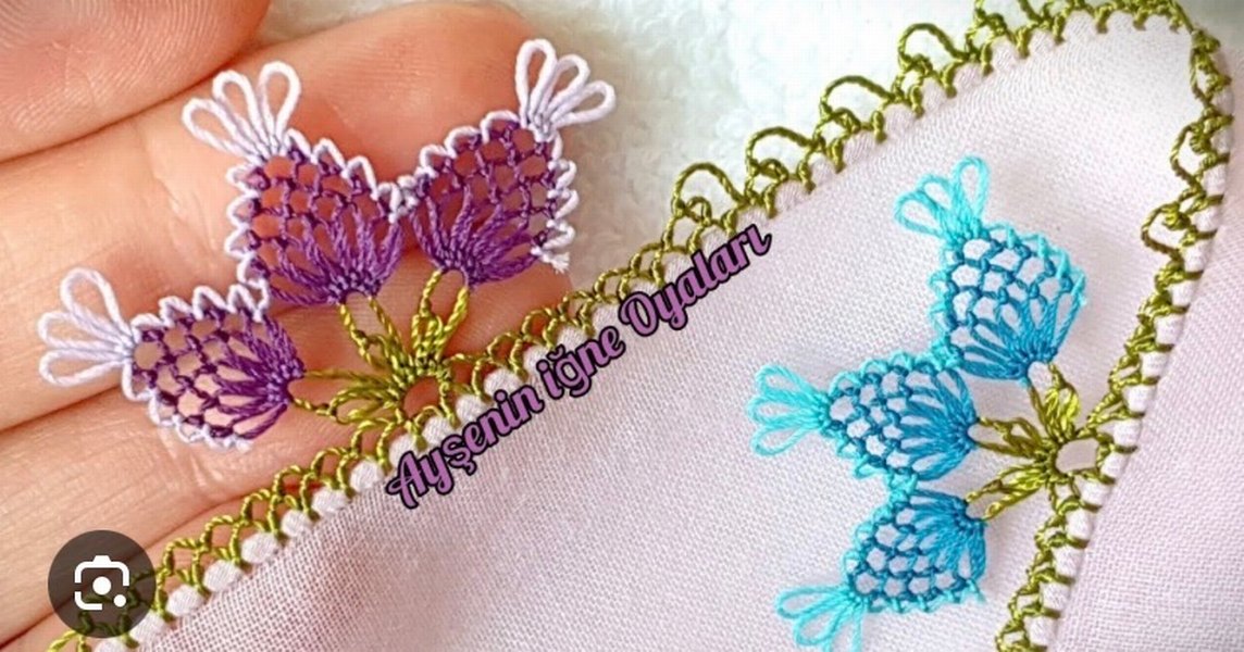 Ağır model iğne oyası - Görsel 5