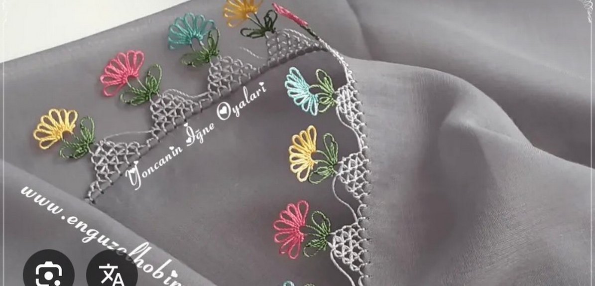 Ağır model iğne oyası - Görsel 4