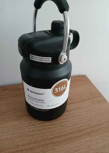 BANGDA SiyahPaslanmaz Çelik Matara - Görsel 3