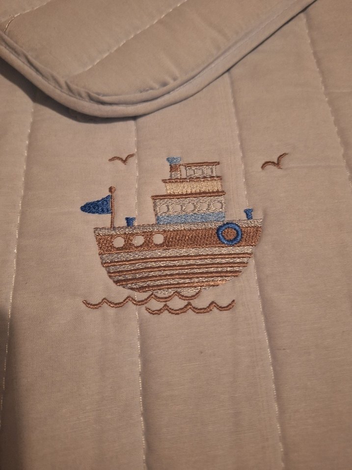 Kahverengi Nakışlı Bebek Alt Açma Minderi - Görsel 3