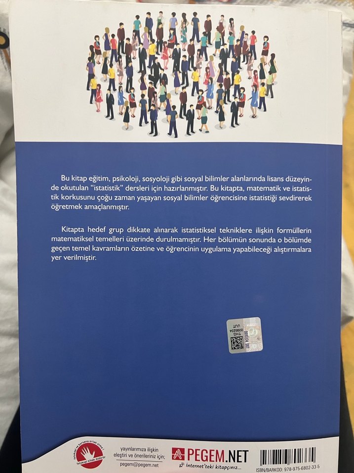 Sosyal Bilimler İçin İstatistik - 27. Baskı - Görsel 2