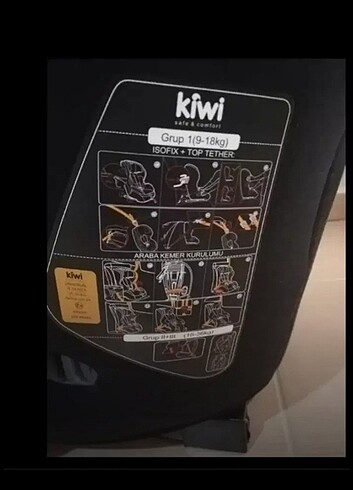 Kiwi London Oto koltuğu - Görsel 5