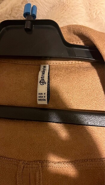 s Beden camel Renk Stradivarius gömlek