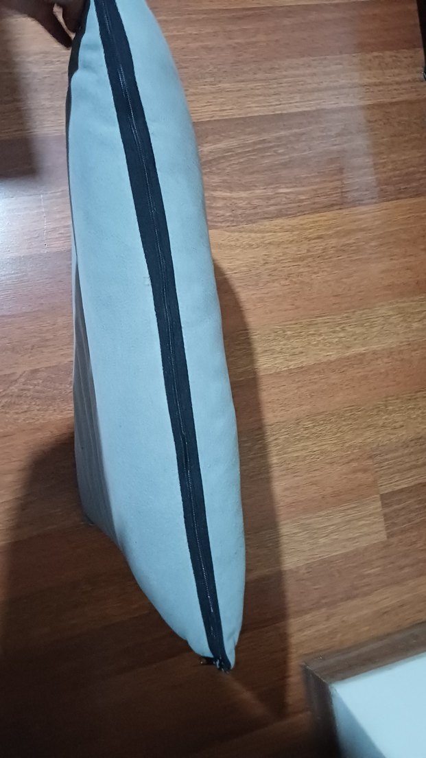 Gri büyük boy şık yastık - Görsel 4