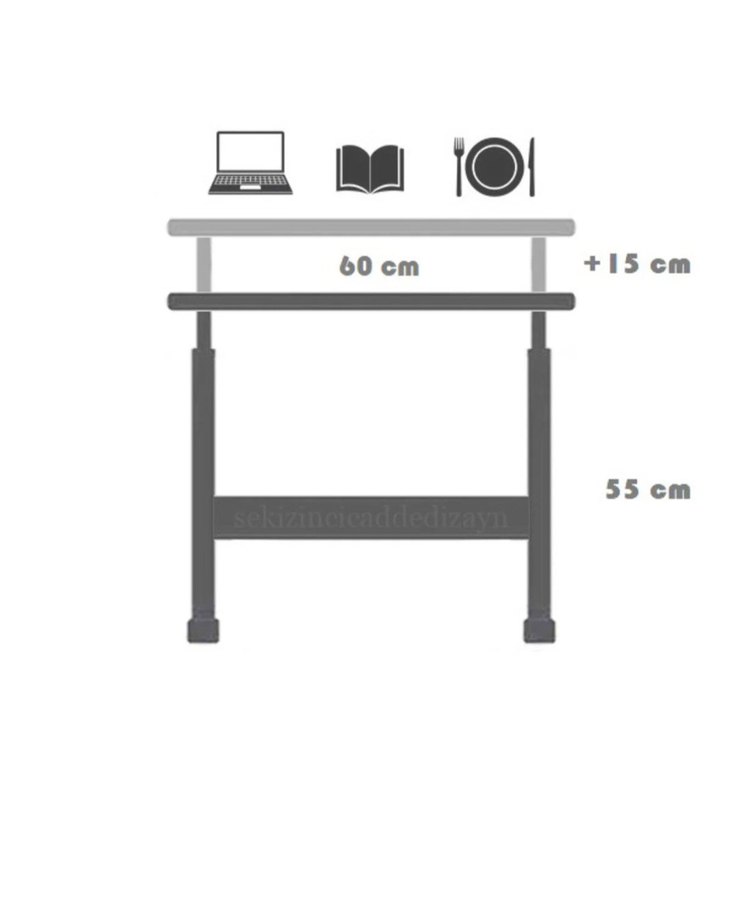 lap top sehpası - Görsel 4