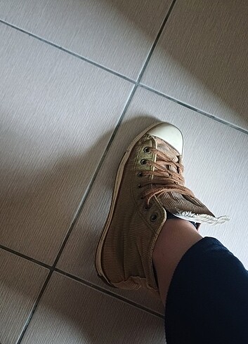 39 Beden camel Renk Converse Spor ayakkabı
