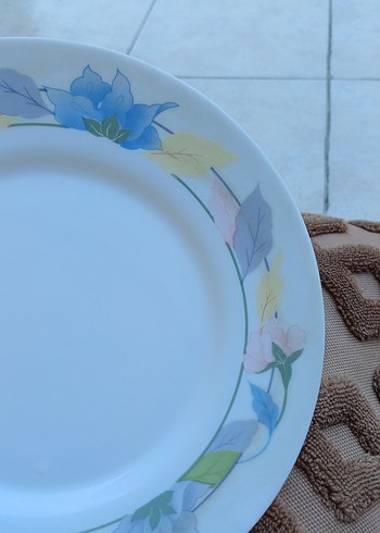 Beden beyaz Renk 2'li büyük boy servis tabağı