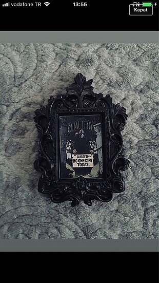 Closed No Öne Dies Today Gotik Çerçeve