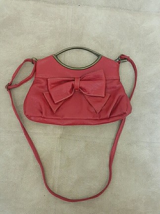 Vintage kırmızı mini çanta