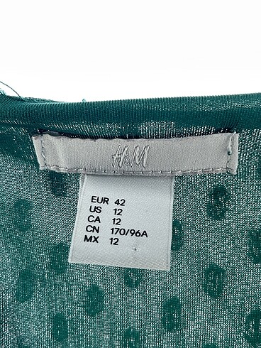 42 Beden yeşil Renk H&M Kısa Elbise %70 İndirimli.