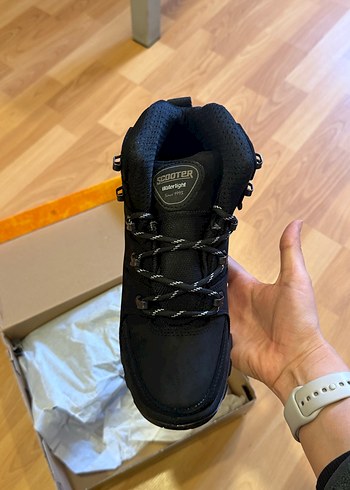 Scooter Siyah Erkek Biker Spor Bot 37 numara - Görsel 3