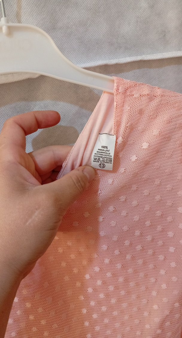 Pembe Uzun Kollu Kız Çocuk Fırfırlı Elbise - Görsel 3