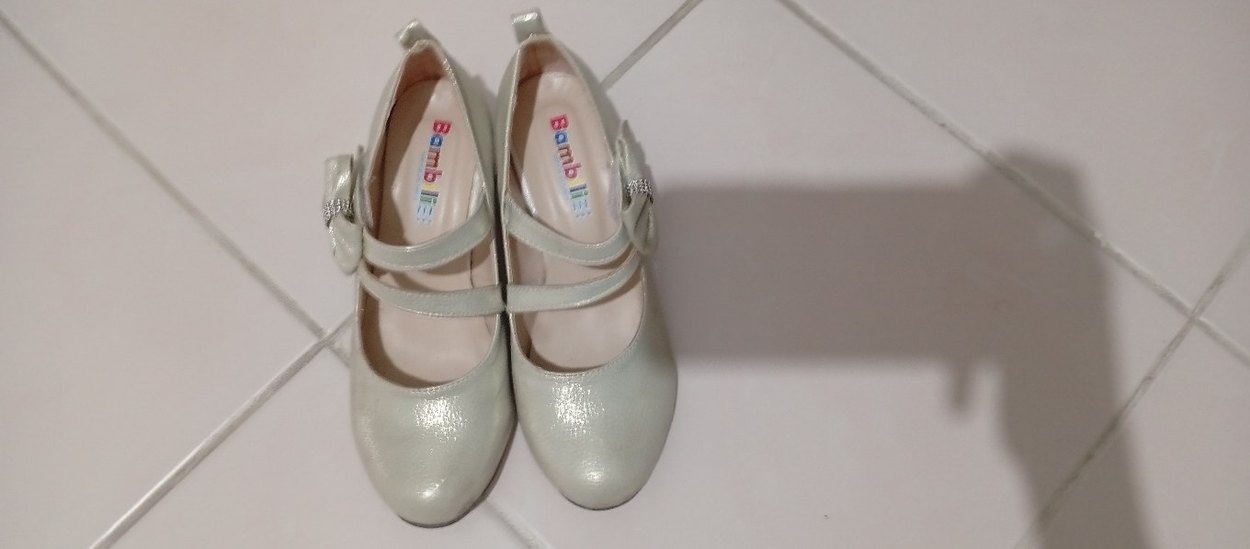 Bej Rengi, Fiyonk Detaylı, Cırt Cırtlı, 5 Cm Topuklu Babet - Görsel 5