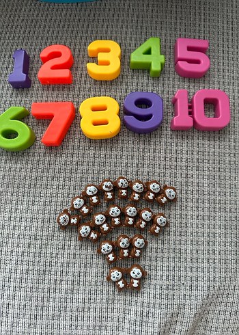 Maymunlu Sayı Terazisi Eğitici Oyuncak - Görsel 3