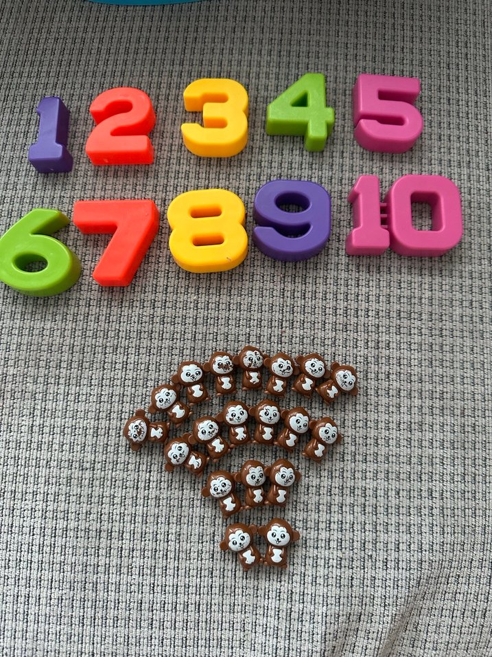 Maymunlu Sayı Terazisi Eğitici Oyuncak - Görsel 3