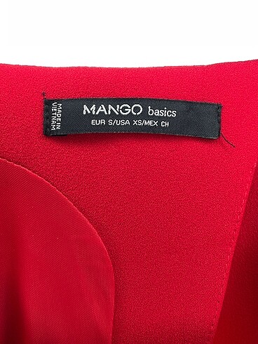 s Beden kırmızı Renk Mango Kısa Elbise %70 İndirimli.