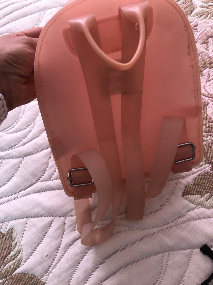 Pastel Pembe Kadın Sırt Çantası - Görsel 2