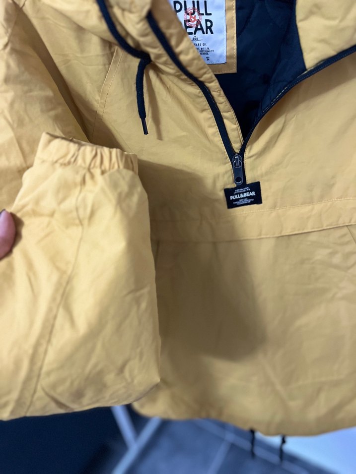 Pull&Bear Hardal Sarısı Kapüşonlu Ceket — görsel 4/9