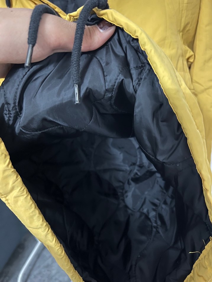 Pull&Bear Hardal Sarısı Kapüşonlu Ceket — görsel 8/9