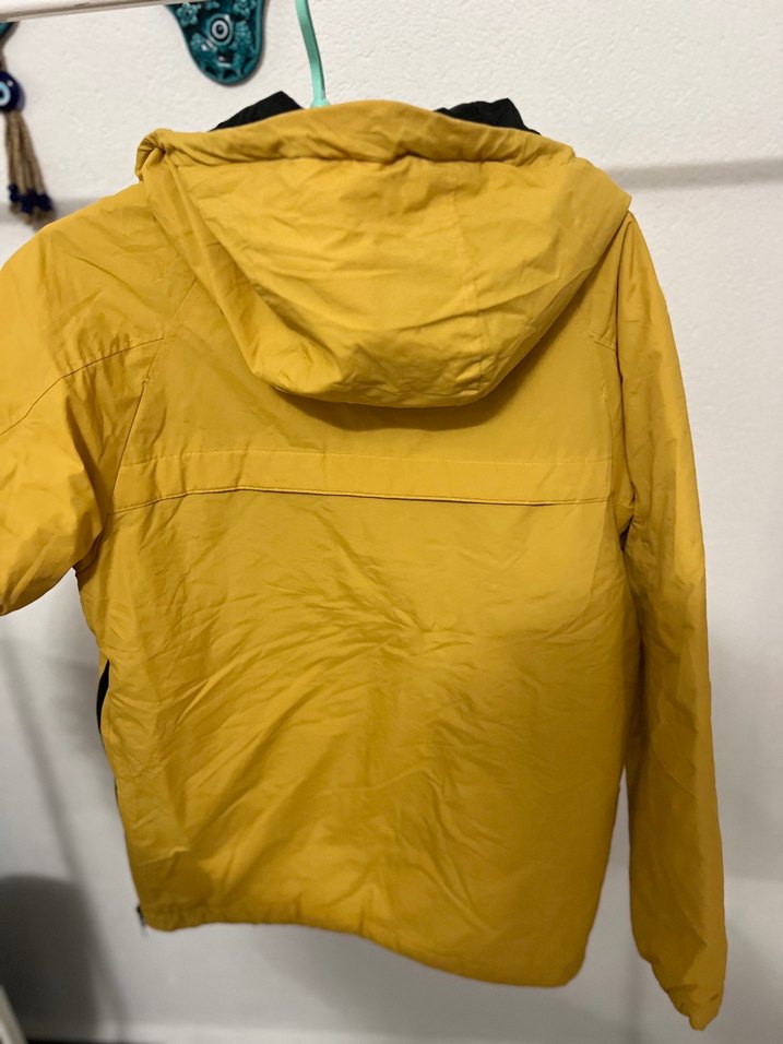 Pull&Bear Hardal Sarısı Kapüşonlu Ceket — görsel 7/9