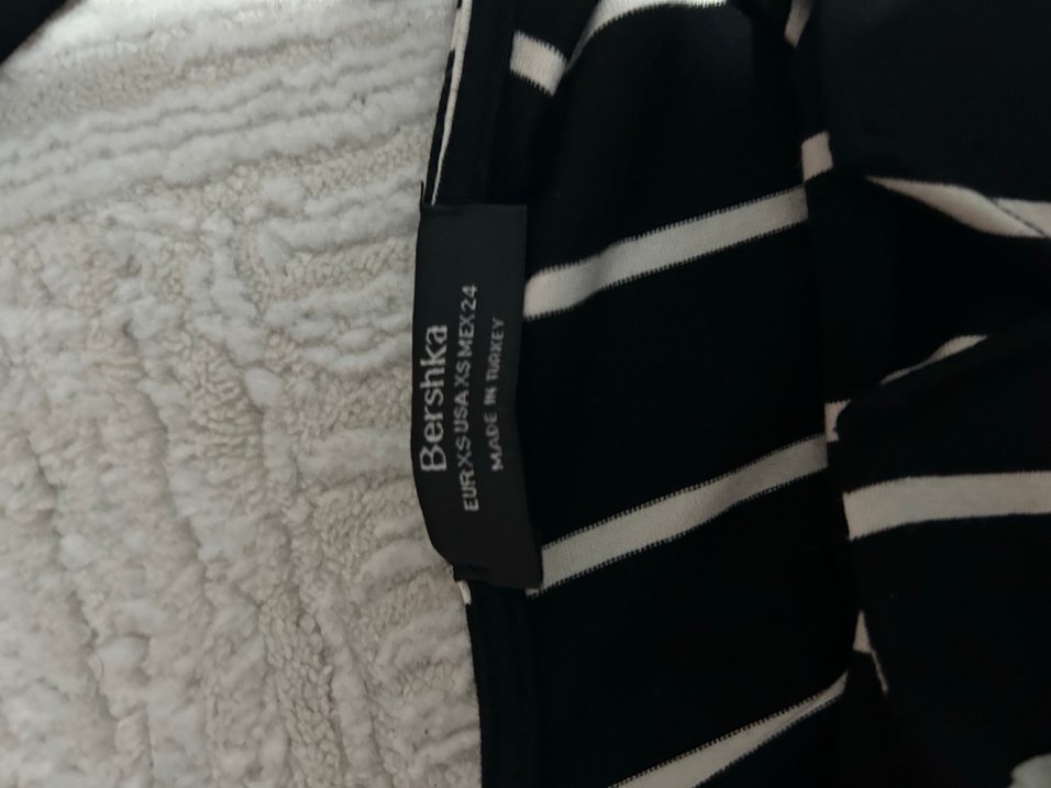 Siyah Çizgili Uzun Kadın Tulum - Görsel 2