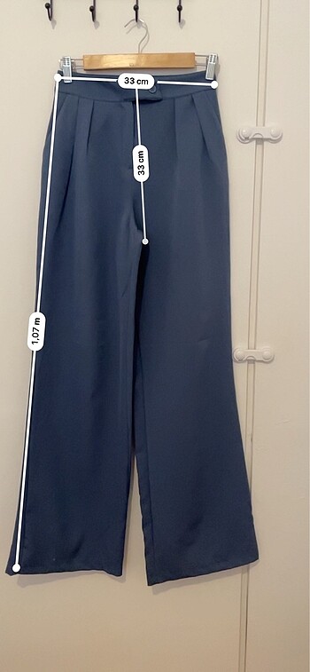 Trendyol & Milla Petrol Mavisi Plazzo pantolon
