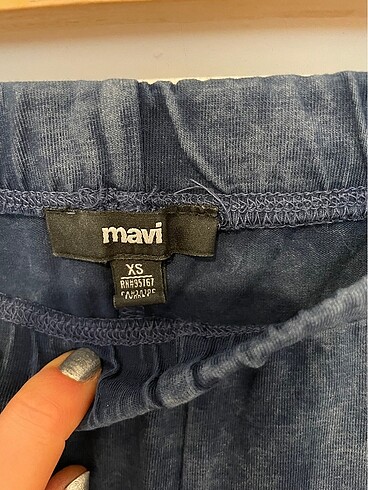 xs Beden lacivert Renk Mavi Jeans Flare Eşofman Altı