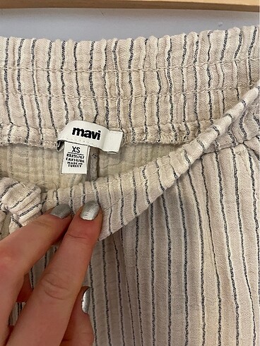 xs Beden Mavi Jeans Wide Leg Pantolon