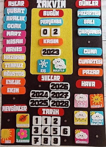 İnteraktif takvim 