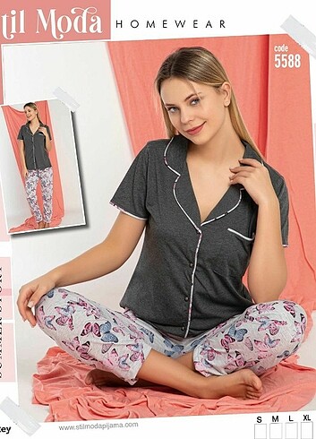 Pijama takımı ve sütlü kahve L beden