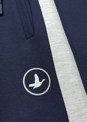 BEYMEN Erkek Mavi Gri Fermuarlı Eşofman Takımı - Görsel 2