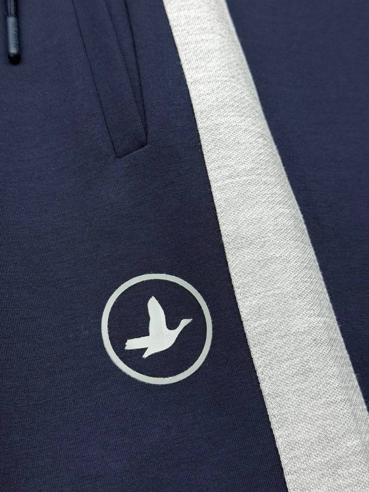 BEYMEN Erkek Mavi Gri Fermuarlı Eşofman Takımı - Görsel 2