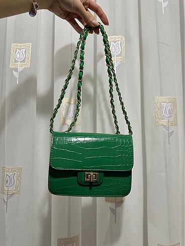 çanta yeşil kol çantası