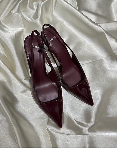 mango bordo topuklu stiletto